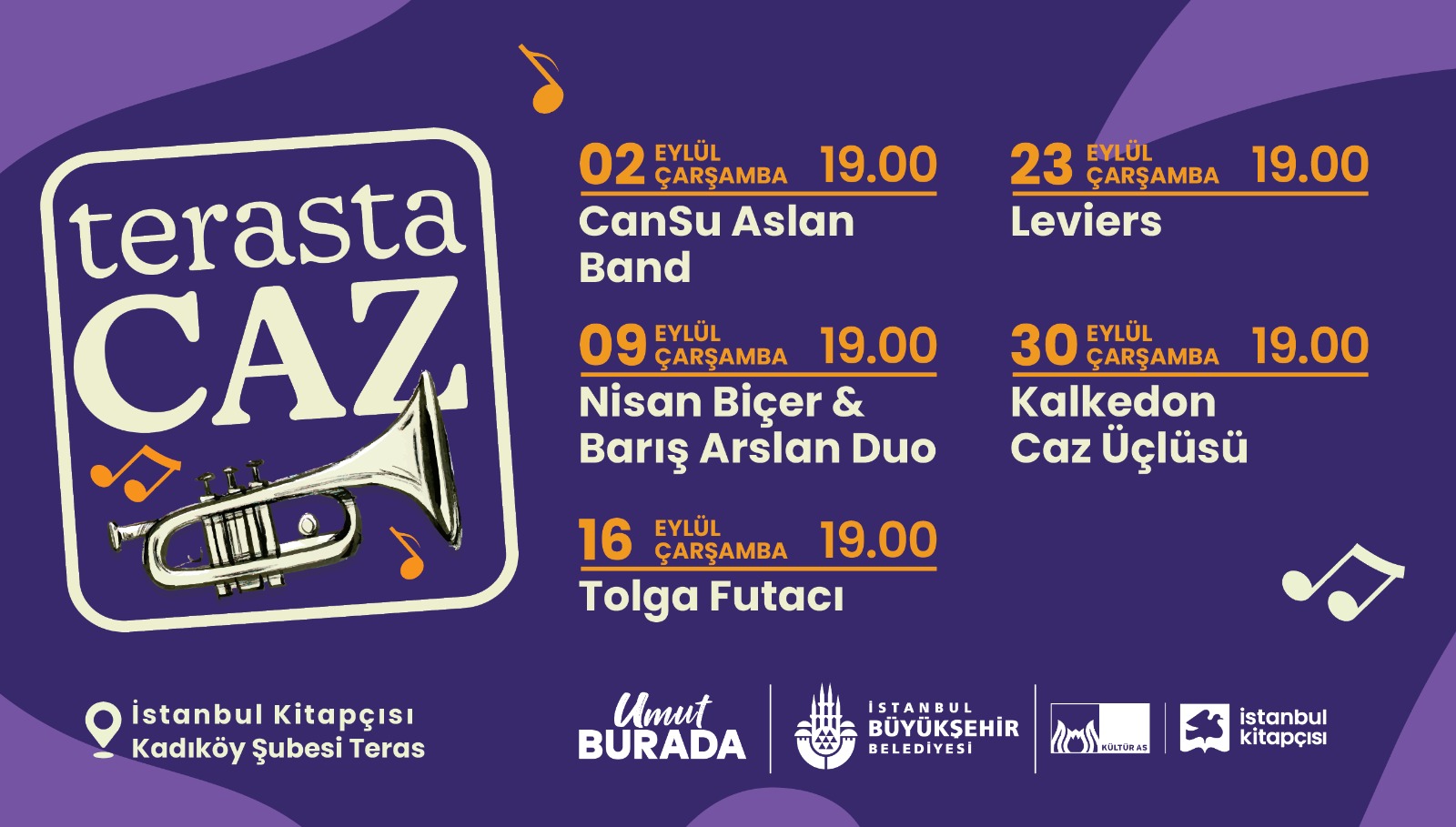 Eylülde “Terasta Caz” buluşması